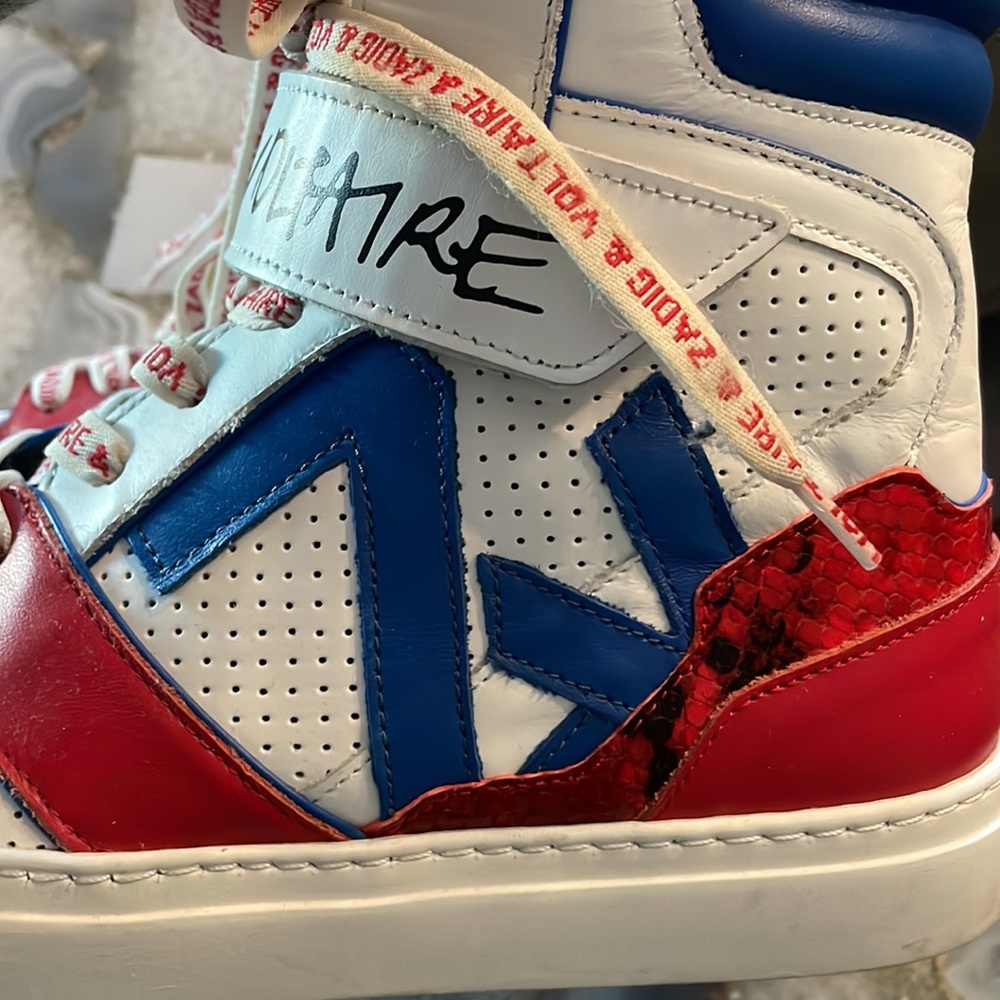 LIKE NEW Zadig & Voltaire High-Top Sneakers Sz 39 - Picture 6 of 9